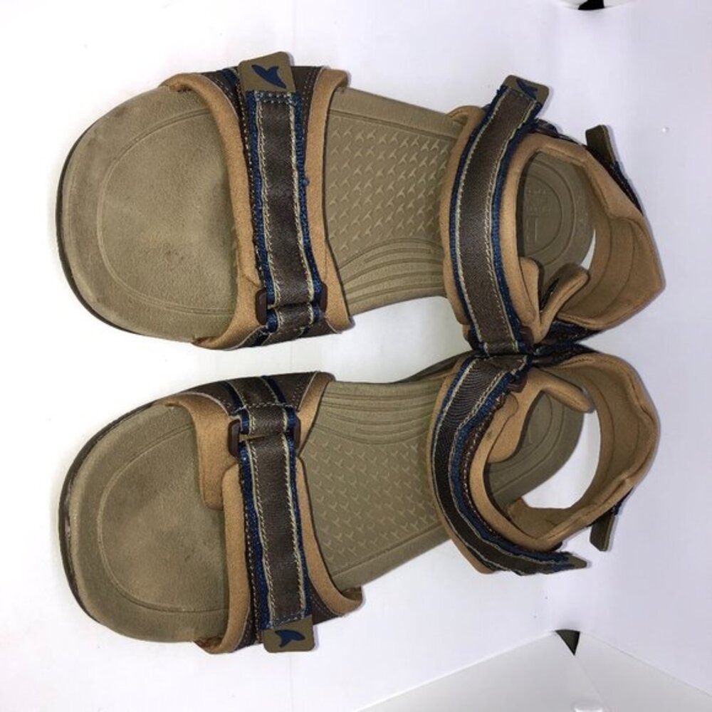 G.H. Bass Rugged Shark Brown Sandals‎ Men 12M